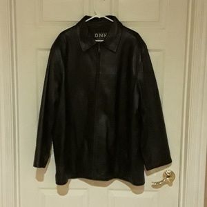 Men's Faux Leather Coat